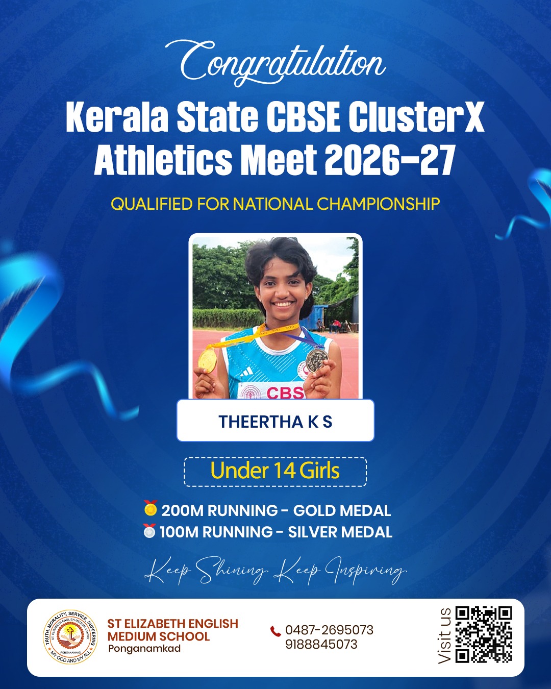KERALA STATE CBSE CLUSTER X ATHLETICS MEET 2026-2027