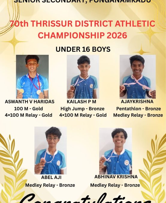 70TH THRISSUR DISTRICT ATHLETIC CHAMPIONSHIP 2026